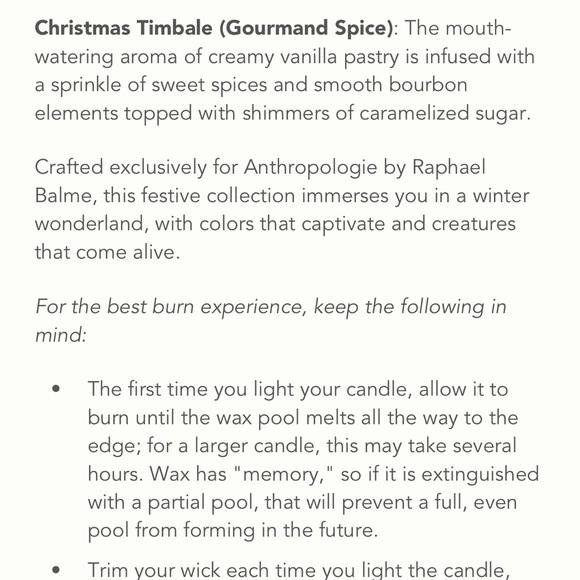 Raphael Balme RED Holiday Candle - Picture 6 of 8